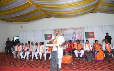 Met Bharatiya Janata Party (BJP) senior Karyakartas Of In Korutla: MP Arvind
