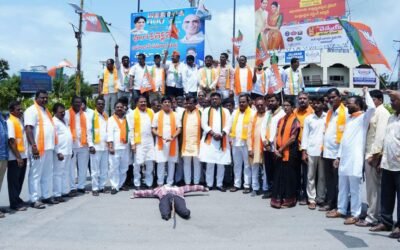 Nizamabad BJP Leaders Protest Against The Attacks On Sanatana Dharma