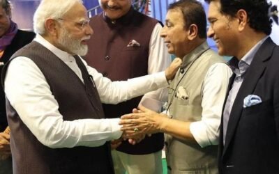 Prime Minister Shri Narendra Modi Met Famous Cricketers