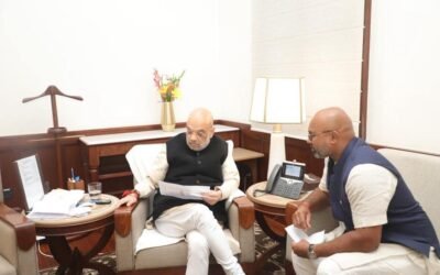 Met Hon’ble Minister Amit Shah: Dharmapuri Arvind
