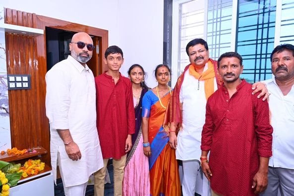 Conveyed Greetings to BJP leader Kaligota Mahendar garu