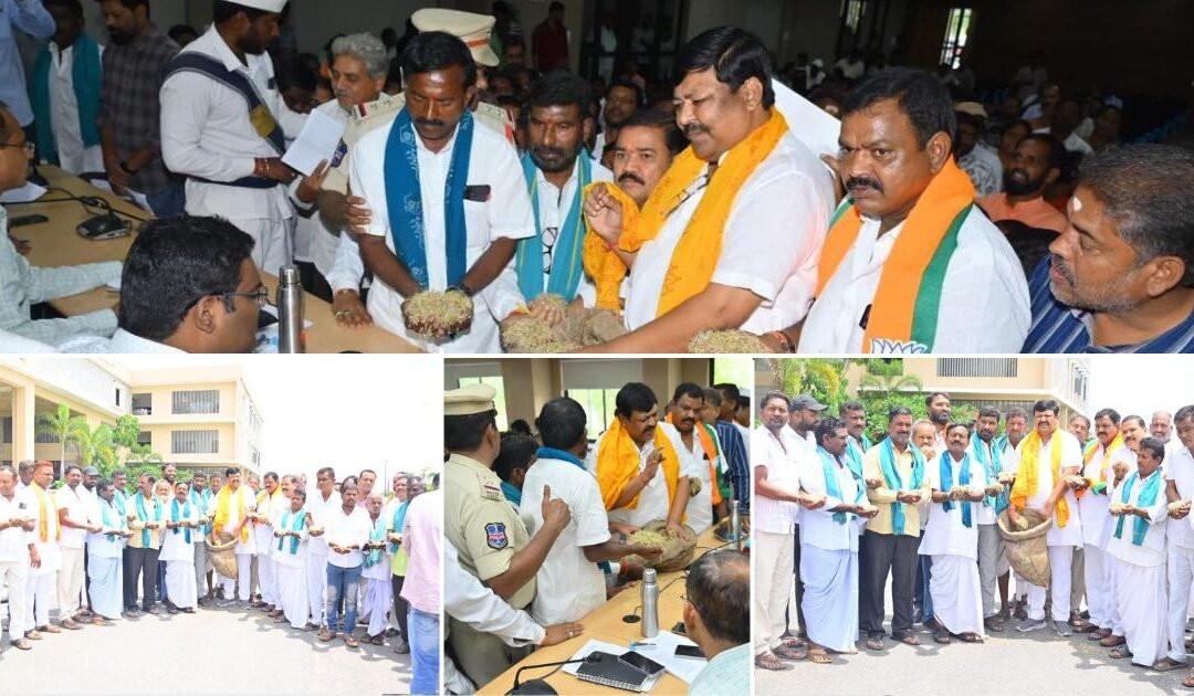 Government Must Act: BJP Leads Farmers in Paddy Procurement Appeal