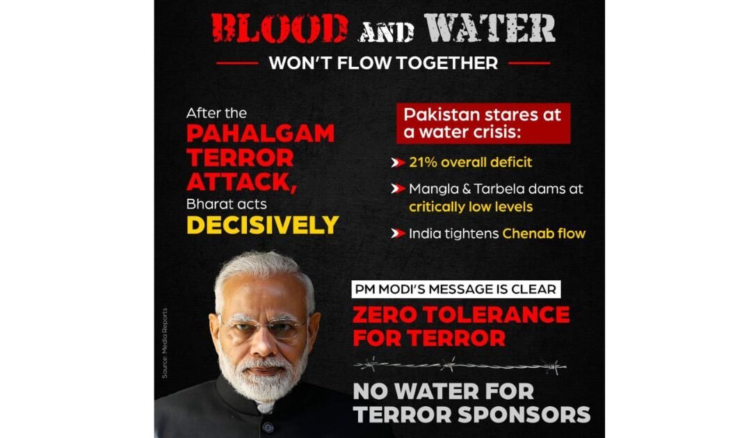 No Water for Terror Sponsors: India United Against Terror