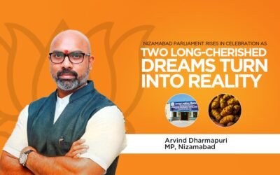 ‘Nizamabad Parliament rises in celebration as two long-cherished dreams turn into reality’