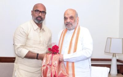 Nizamabad MP Shri Arvind Dharmapuri Meets Union Home Minister Shri Amit Shah Ji