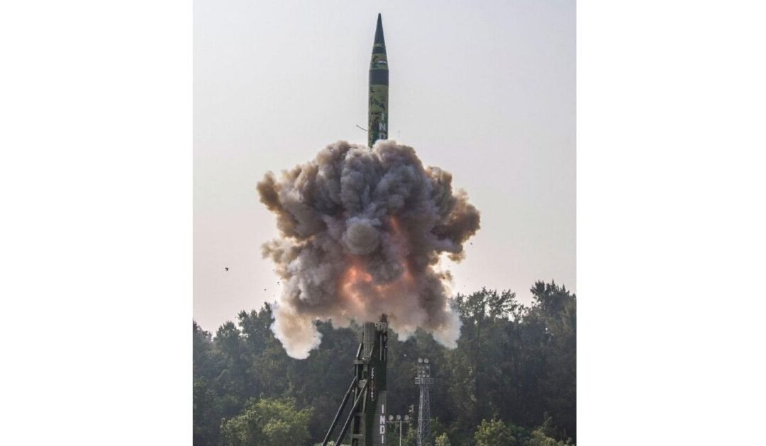  India Test-Fires Agni-5 IRBM