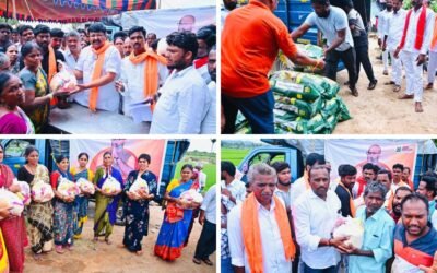 Relief for Rain-Affected Families in Nizamabad