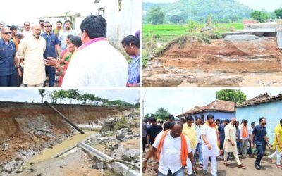 Inspection of Rain-Affected Areas in Kondur Village, Sirikonda Mandal
