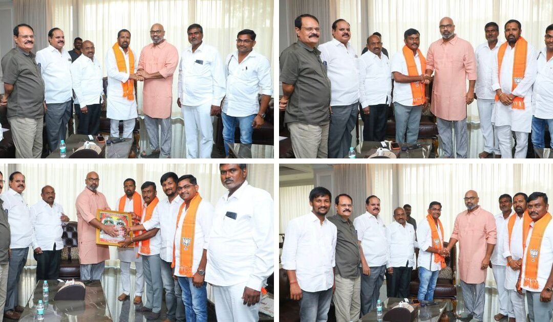 Leaders from Dharmapuri Constituency Join BJP Inspired by PM Narendra Modi’s Vision
