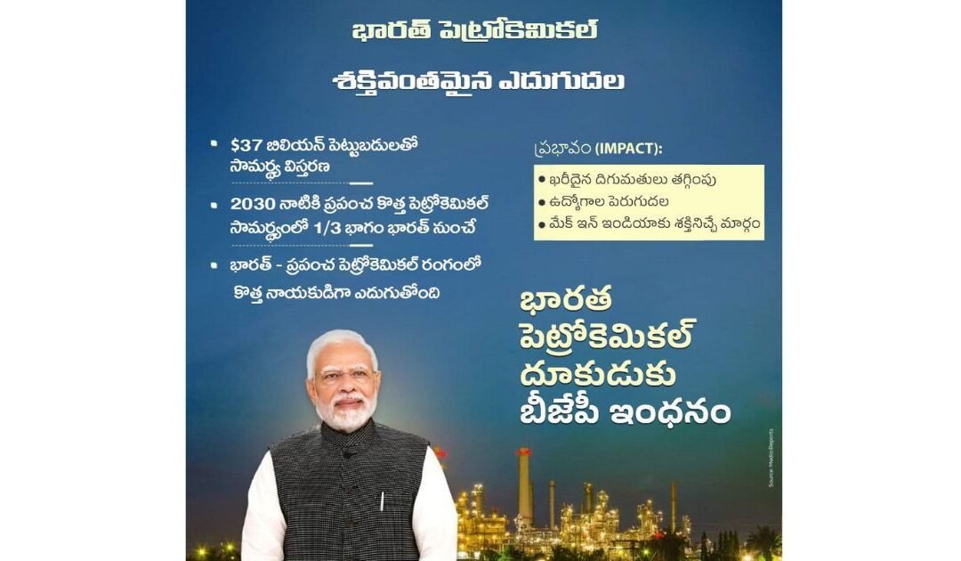 BJP’s Vision Driving India’s Petrochemical Rise
