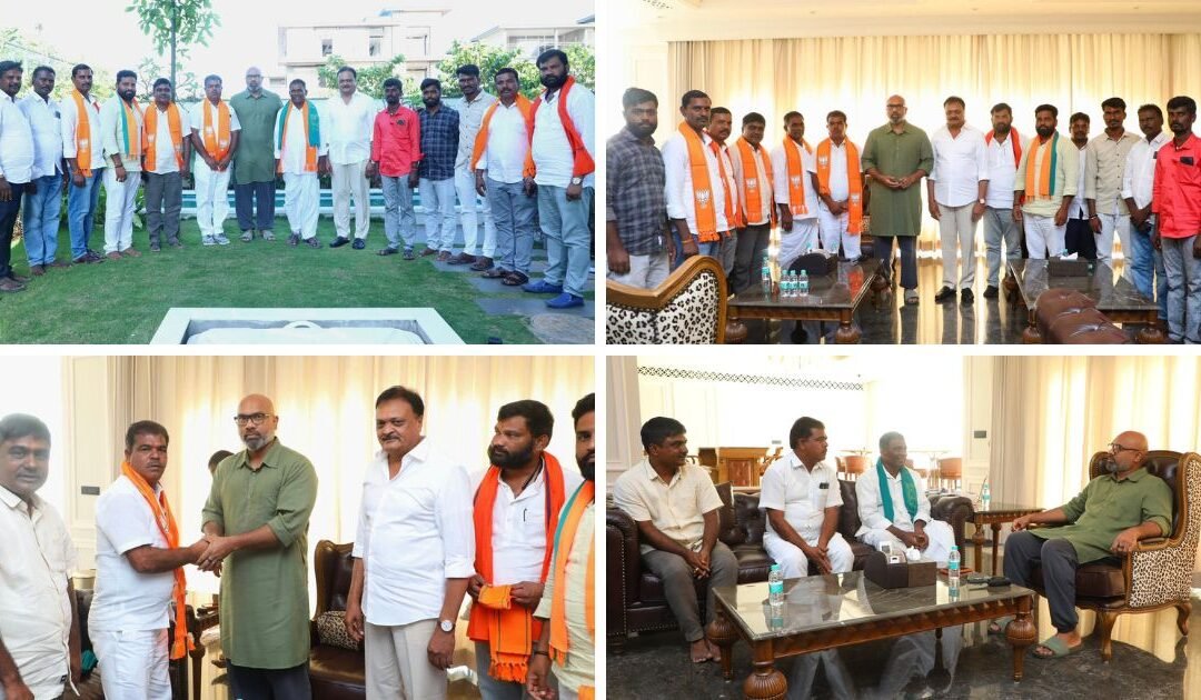 Leaders from Bodhan Constituency Join BJP Inspired by PM Narendra Modi’s Vision 